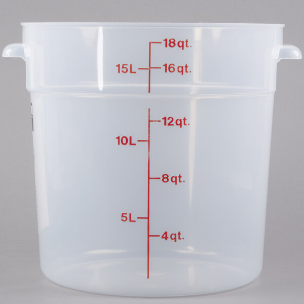 Spicy Mixing Container Cambro 18 Qt